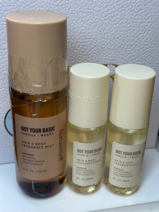 Not Your Basic Other - Not Your Basic BUNDLE of 3 - Vanilla + Woods AND Vanilla + Cream - NEW